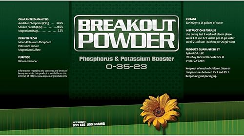 Miniatura 3 de Aptus AP46005 Polvo de ruptura, (5 bolsascs) Fósforo y Potasio Booster, Nutrientes