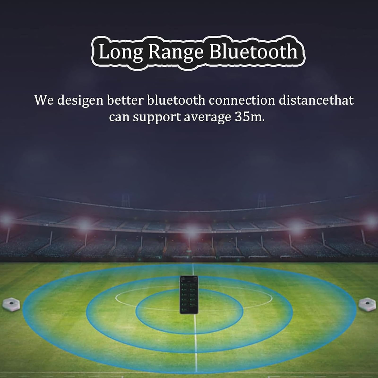 Luci di allenamento di reazione, Agile Sports Lights Trainer, connettività con app, velocità e agilità, per test sportivi, sistema di allenamento flash reflex
