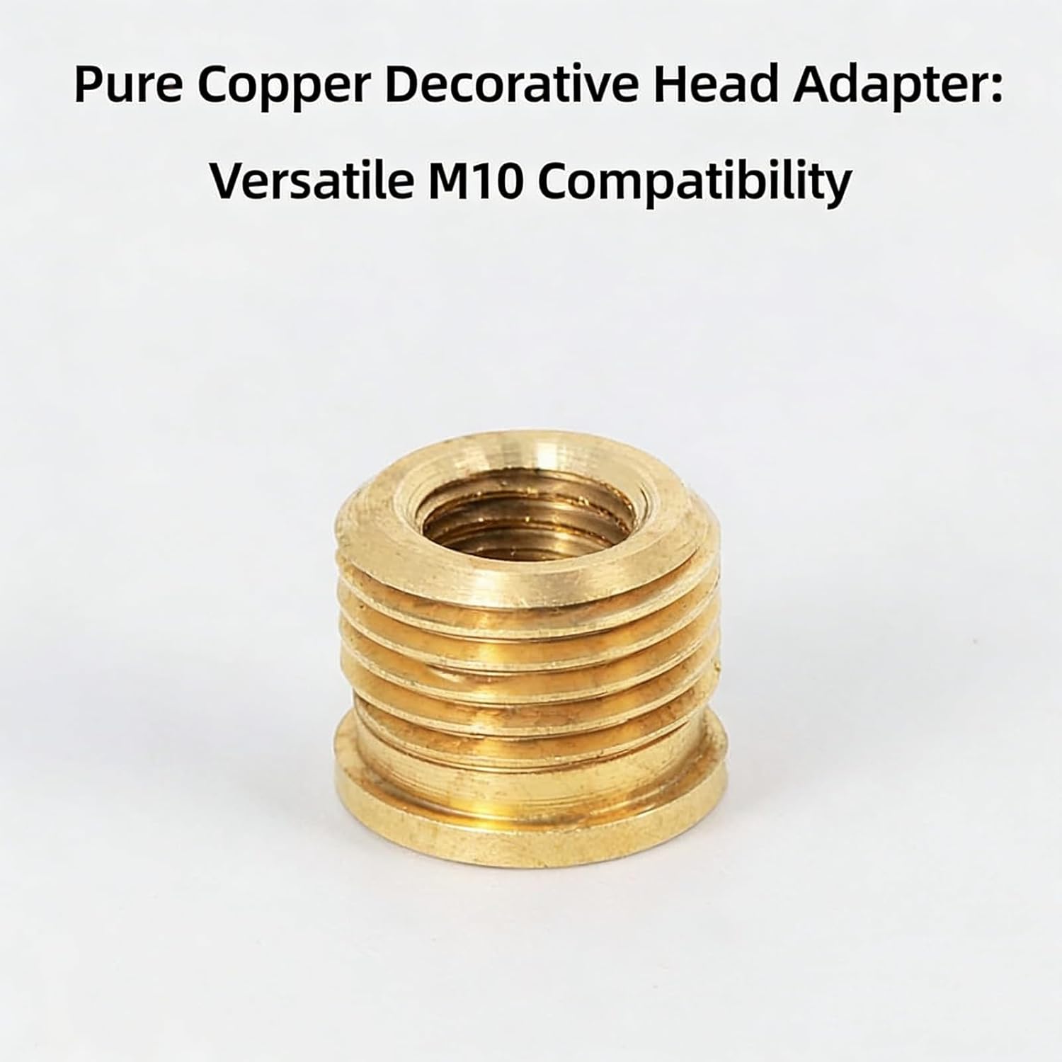 6 Pcs Lamp Holder Finial Adapter, Male 1/8 IP to Female 1/4-27 Thread Converter, Full Thread Lamp Finial Cap Adapter for Lamp Repair, Home Lighting and DIY Projects