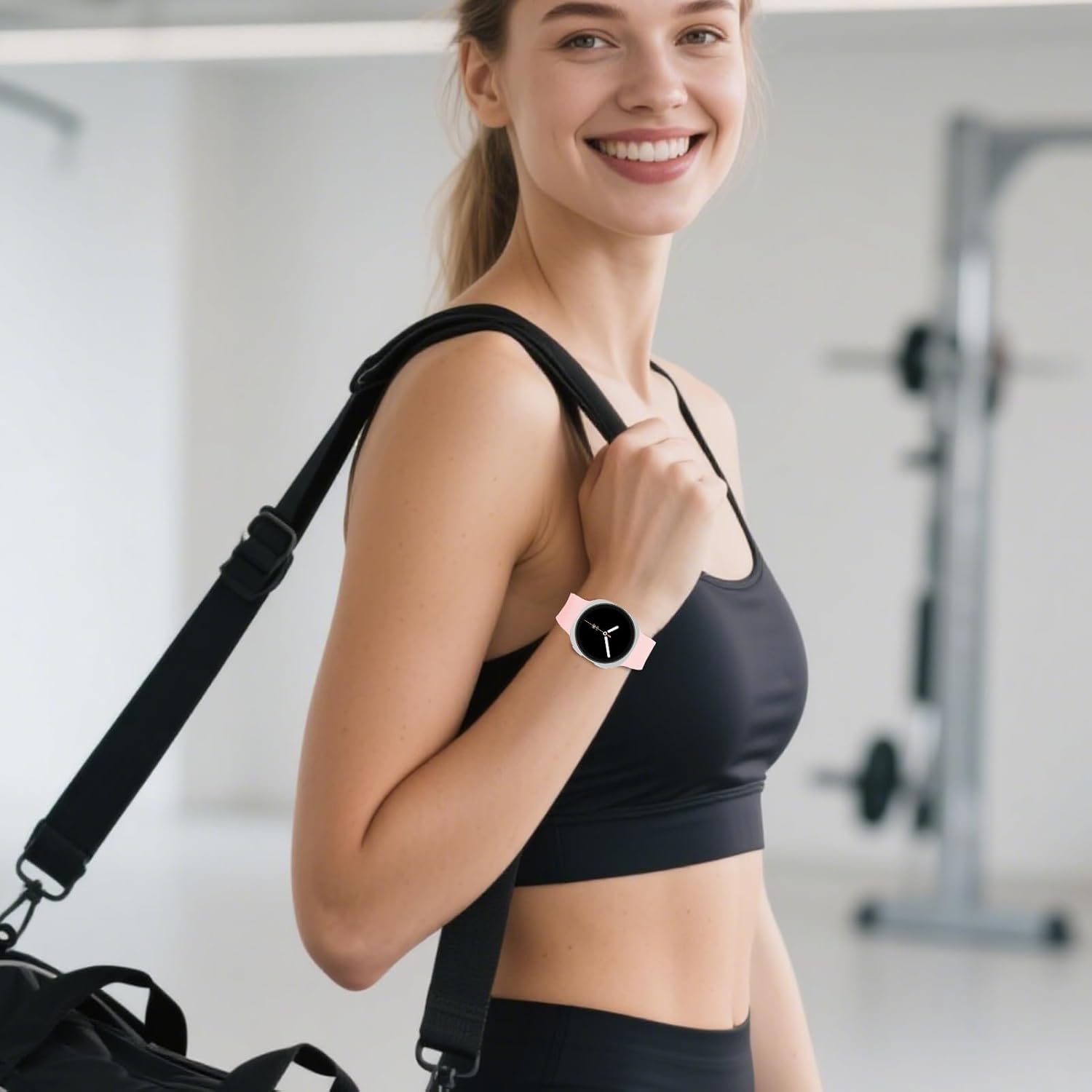 Sport Bands Compatible with Samsung Galaxy Watch 8 Band 40mm 44mm/8 Classic 46mm Women Men,Soft Silicone Replacement Strap Waterproof Wristband for Samsung Galaxy Watch 8 Classic Bands 46 mm,6 Pack - Image 5