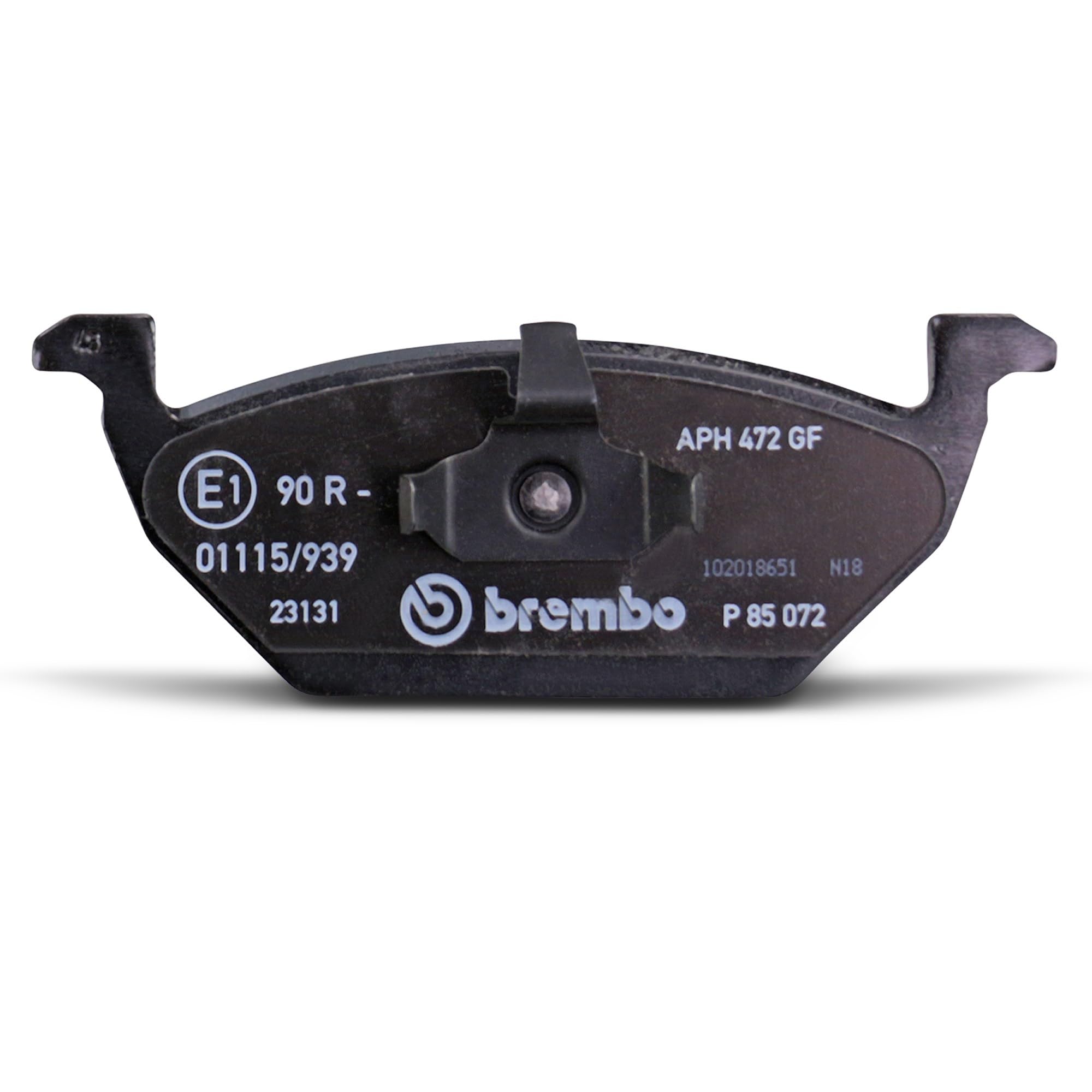Brembo P85072 Plaquettes de Frein Avant, noir | Compatible avec: AUDI A2, A3, A3, A3 Cabriolet, A3 Sportback, SEAT ALTEA, ALTEA XL, IBIZA III, IBIZA IV, IBIZA IV SC