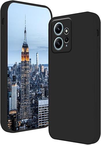 Compatible con Xiaomi Redmi Note 12 4G Funda Silicona Líquido Verde Oscuro, Teléfono Suave Táctil Redmi Note 12 4G Funda Silicona A Prueba de Golpes