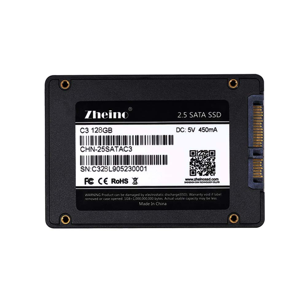 Amazon | Zheino SATA SSD 128GB 内蔵SSD C3 2.5インチ 7mm厚 3D Nand
