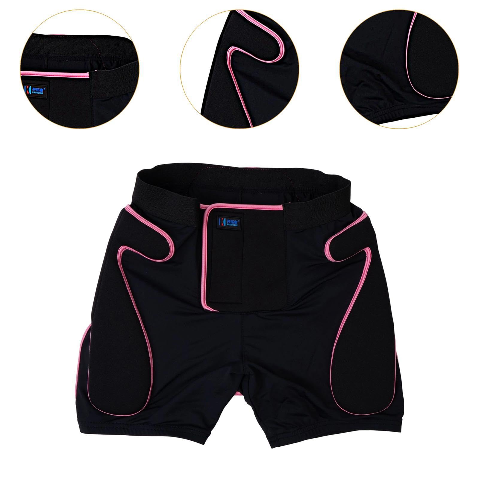 Short rembourré de Sport, Protection Professionnelle des Hanches, idéal pour Le Roller et Autres Sports de Plein air (Hommes et Femmes, vélo, Ski).