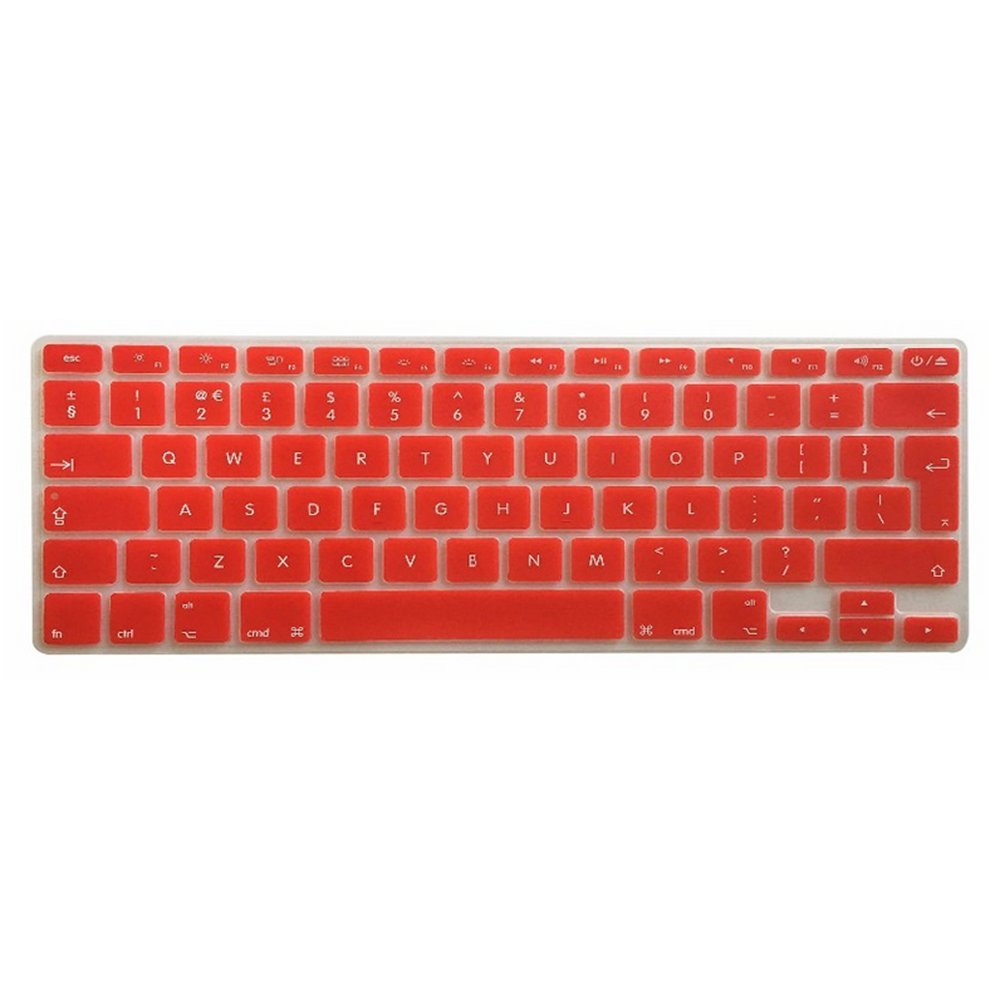 Se7enline Compatible with Macbook Keyboard Cover Skin for Mac Neo & Air 13/15 & Pro 14/16 inch (M5 M4 M3 M2 M1 A18 Pro) 2026/2025/2024/2023/2022/2021 Silicone Waterproof Dustproof EU Layout,Black — view 33