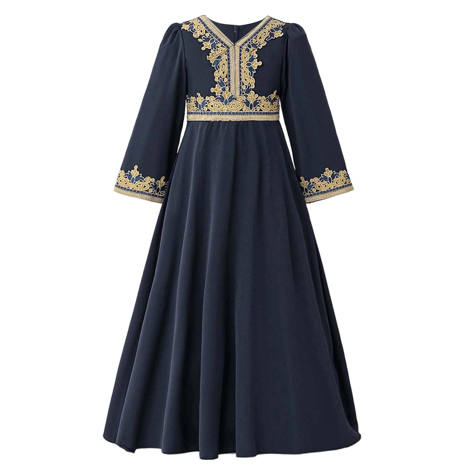 Generisch Robe Abaya élégante 2026 pour filles pour les occasions festives, par exemple pour baptême ou soirée
