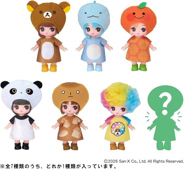 タカラトミー(TAKARA TOMY) リカちゃん ドール ぷちリカちゃん サンエックスユニバースコレクション 着せ替え おままごと おもちゃ 3歳以上 - 3