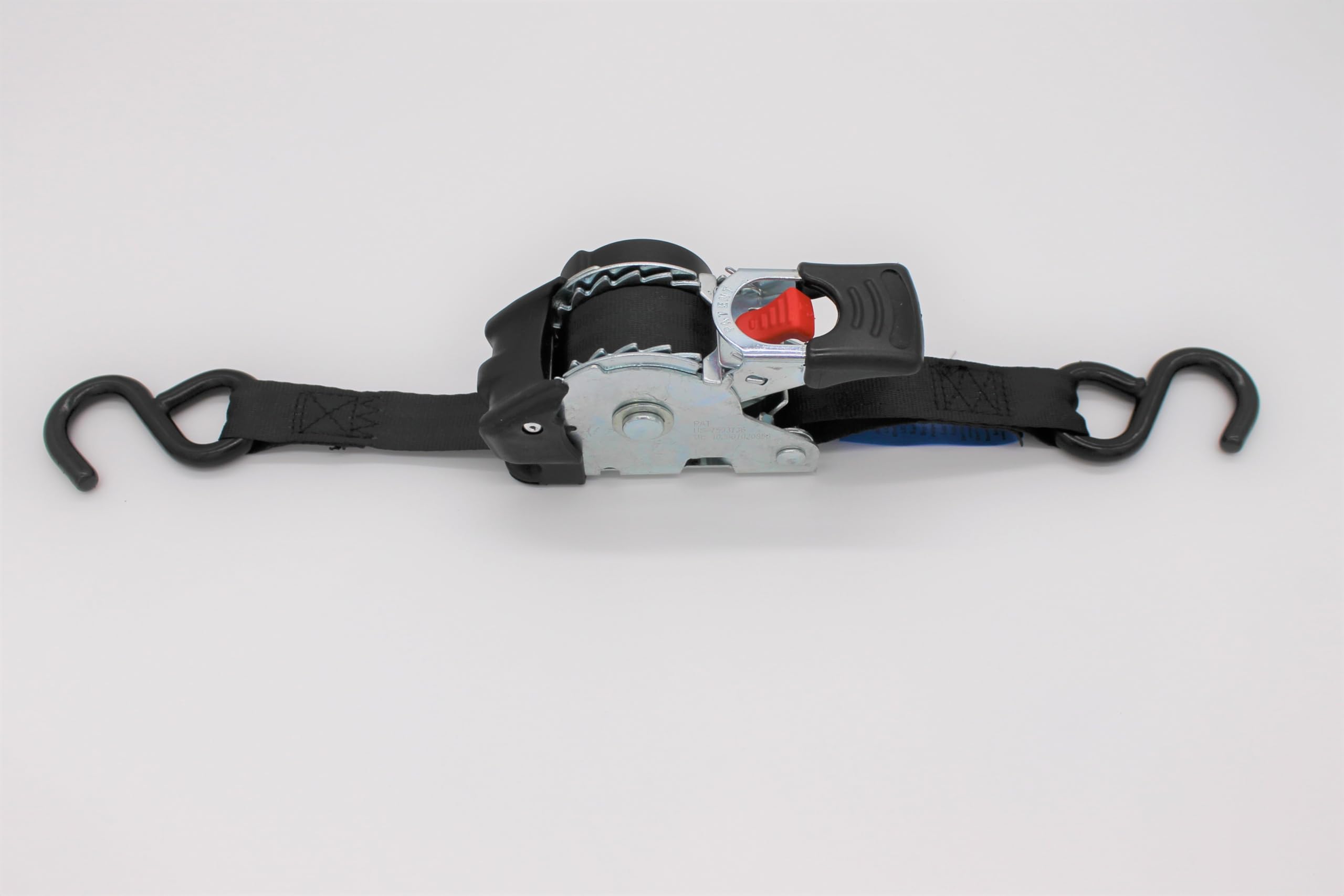 4 Stück Automatik Zurrgurt Spanngurt mit S-Haken 3,0m x 25 mm 300/600 daN