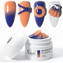 Solid Builder Gel - Temperature Color Changing Blue to Orange, 15ml, Non-Stick, DIY Nail Art
