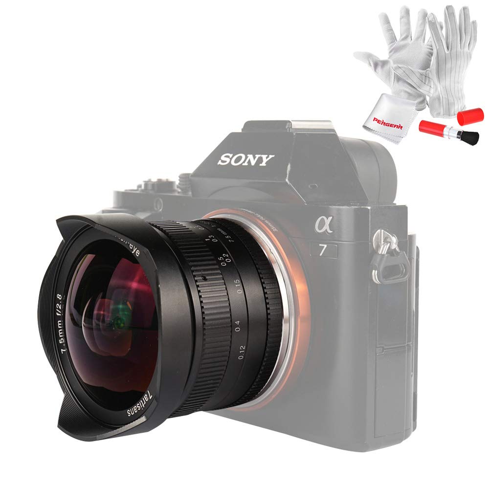 Amazon | 7artisans 7.5mm f2.8 魚眼レンズ カメラ交換レズ 手動