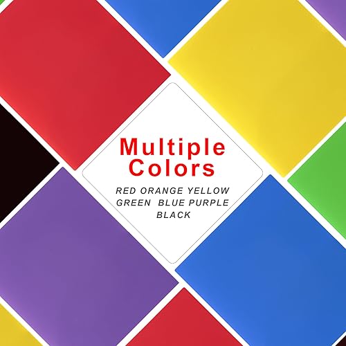 Miniatura 4 de Aegero Carpetas de plástico con bolsillos (paquete de 7, colores surtidos), carpetas de archivos duraderas y resistentes con ranura para tarjetas de