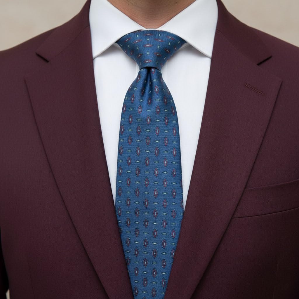 Cravatta seta uomo cucita a mano elegante larga cerimonia fantasia da lavoro tie business eventi classica signore per ragazzo 8 145 cm idea regalo senza nodo primavera estate 2026