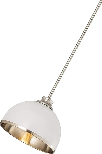 Miniatura 6 de Landry - 1 colgante de luz en estilo transicional, 7.5 pulgadas de alto y 10 pulgadas de ancho