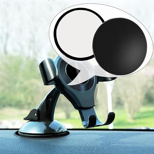 Miniatura 4 de 2 discos de montaje adhesivos de 3.74 pulgadas para tablero, disco de montaje universal de ventosa de 3.74 pulgadas para montaje de parabrisas de