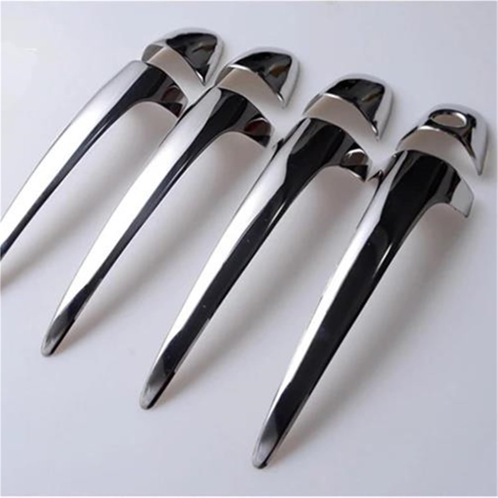 Yytemd Door Handle Car Bowl Cover Decor Trim Accessories For Toyota For Rav4 Xa40 2014-2018 Chrome(Door Handle)