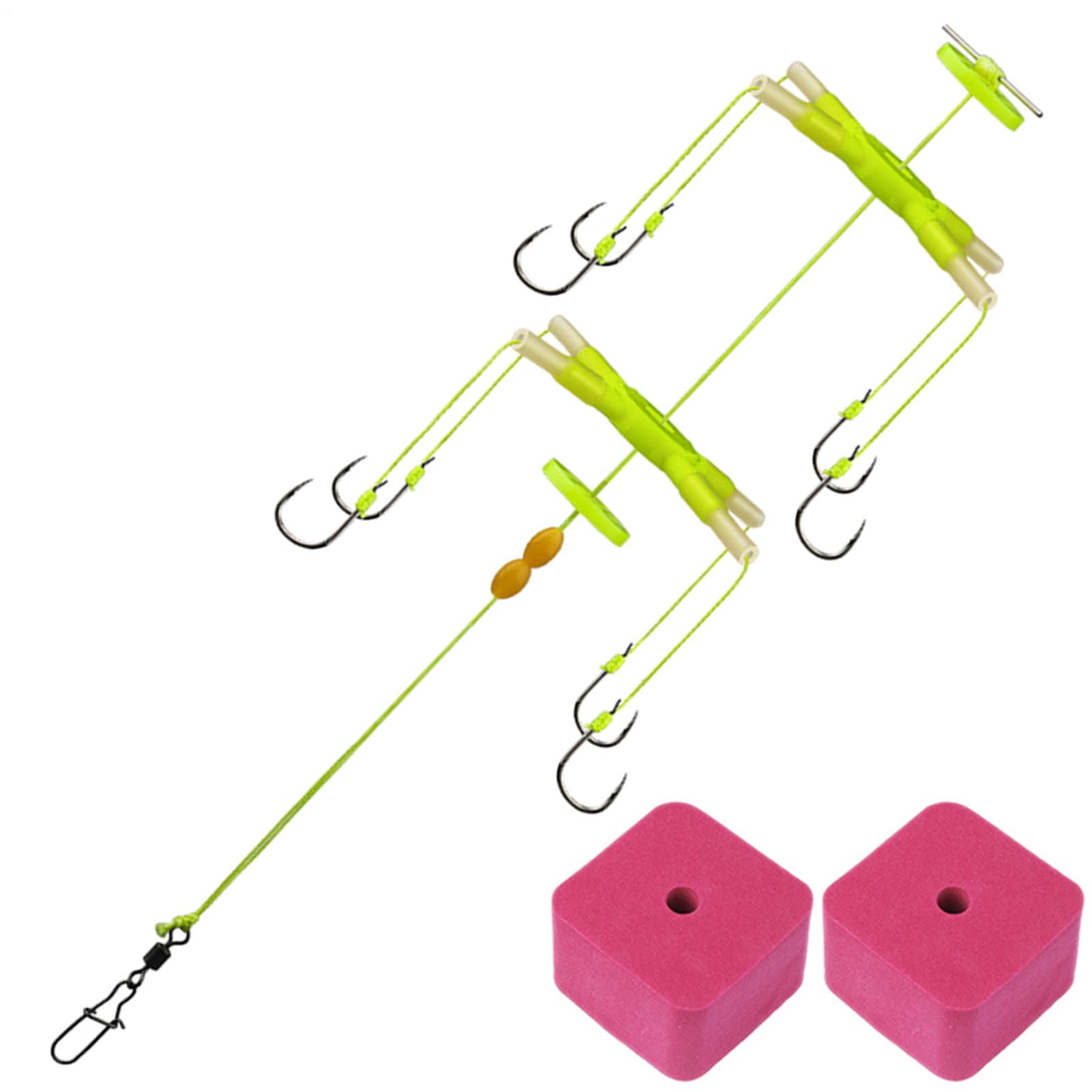 Carp Rig | Fishing Equipment Carp Hooks,Anti-Snag High-Strength Lure Holder Accessories for Enthusiast Leisure Time Experience Enhancement