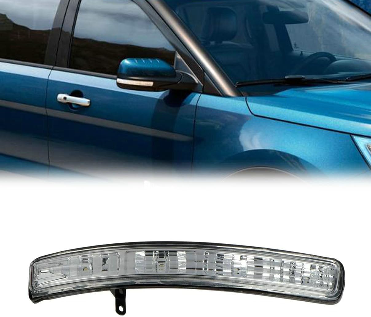 Front Side Mirror Explorer Turn Signal Light Lamp Blinker Lamp for 2011-2019 Ford Explorer Door Wing Mirror Turn Light BB5Z-13B374-A/3B375-A (Right (Passenger) Side)