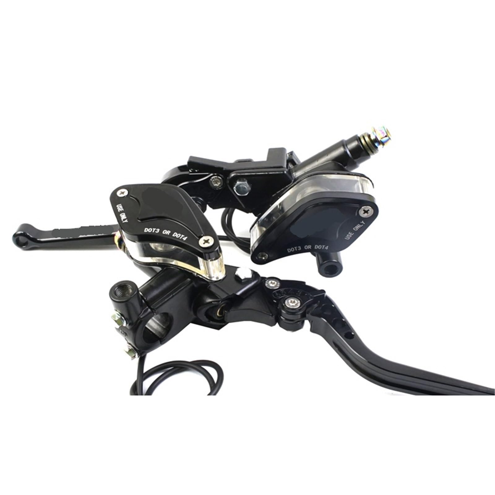 dźwignia sprzęgła Pasuje do Yamaha dźwigni hamulca Kawasaki Regulowany uchwyt Hydrauliczne sprzęgło Pompa hamulcowa Cylinder główny Wyścigi motocyklowe Uniwersalne(Gray)