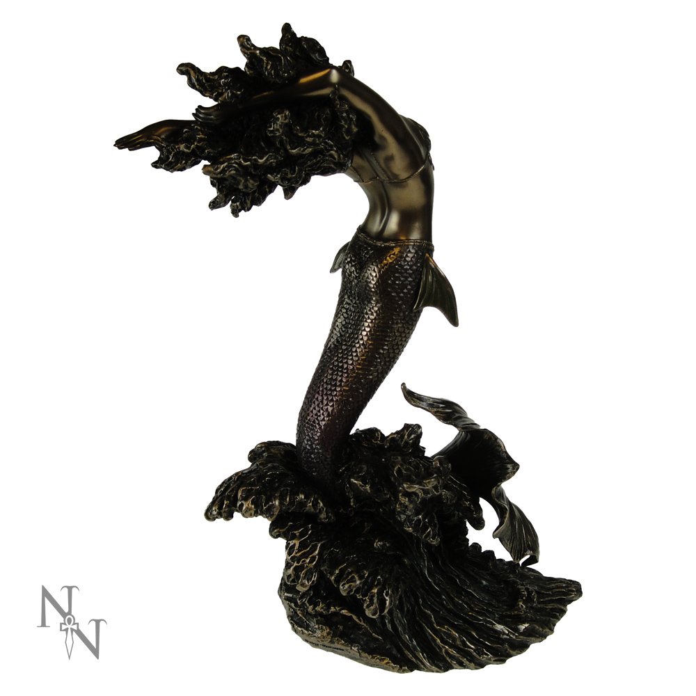 Nemesis Now - Figura Decorativa de Diosa yemaya de Agua, 27 cm, Resina, Bronce, Talla única