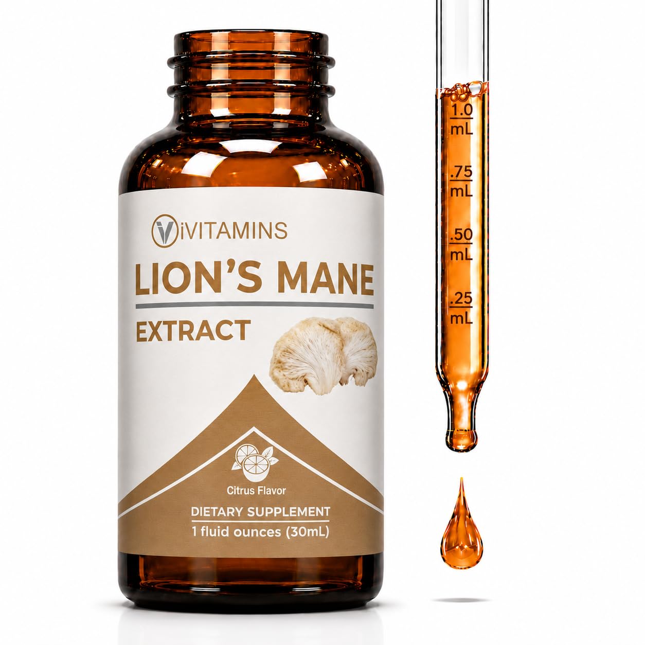 iVitamins Tintura líquida de Juba-de-leão 30 mL