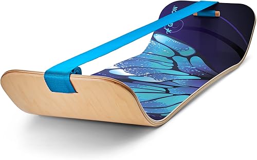 Miniatura 7 de Gibbon GiBoard - Tabla de equilibrio para adultos y niños, equipo de entrenamiento Slackline, entrenamiento de gimnasio en casa, tabla de balanceo