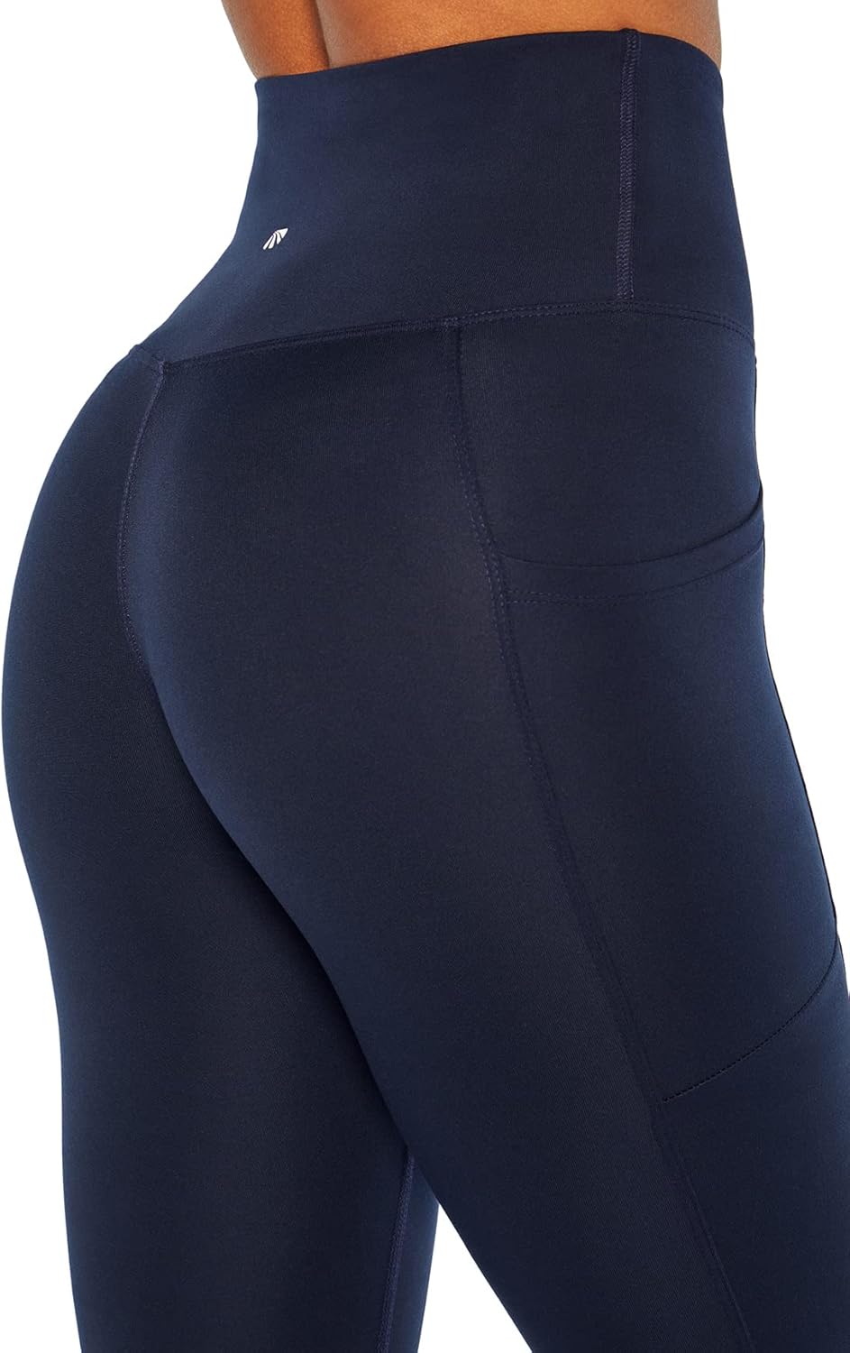 Marika Women's Plus Size Talia High Rise Tummy Control Pocket Legging, Midnight Blue, 2X - Image 5