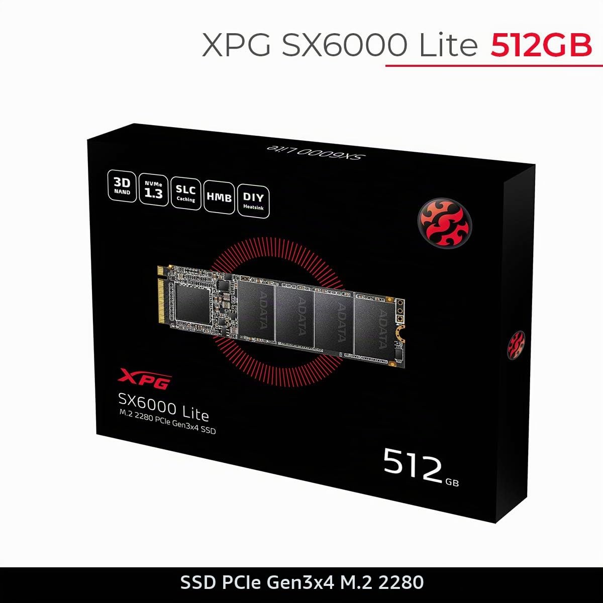 内蔵型SSD XPG ADATA SX6000PNP 512GB SSD xpg 512gb m.2 pcie sx6000np lite, adata. | Amazon.com.br