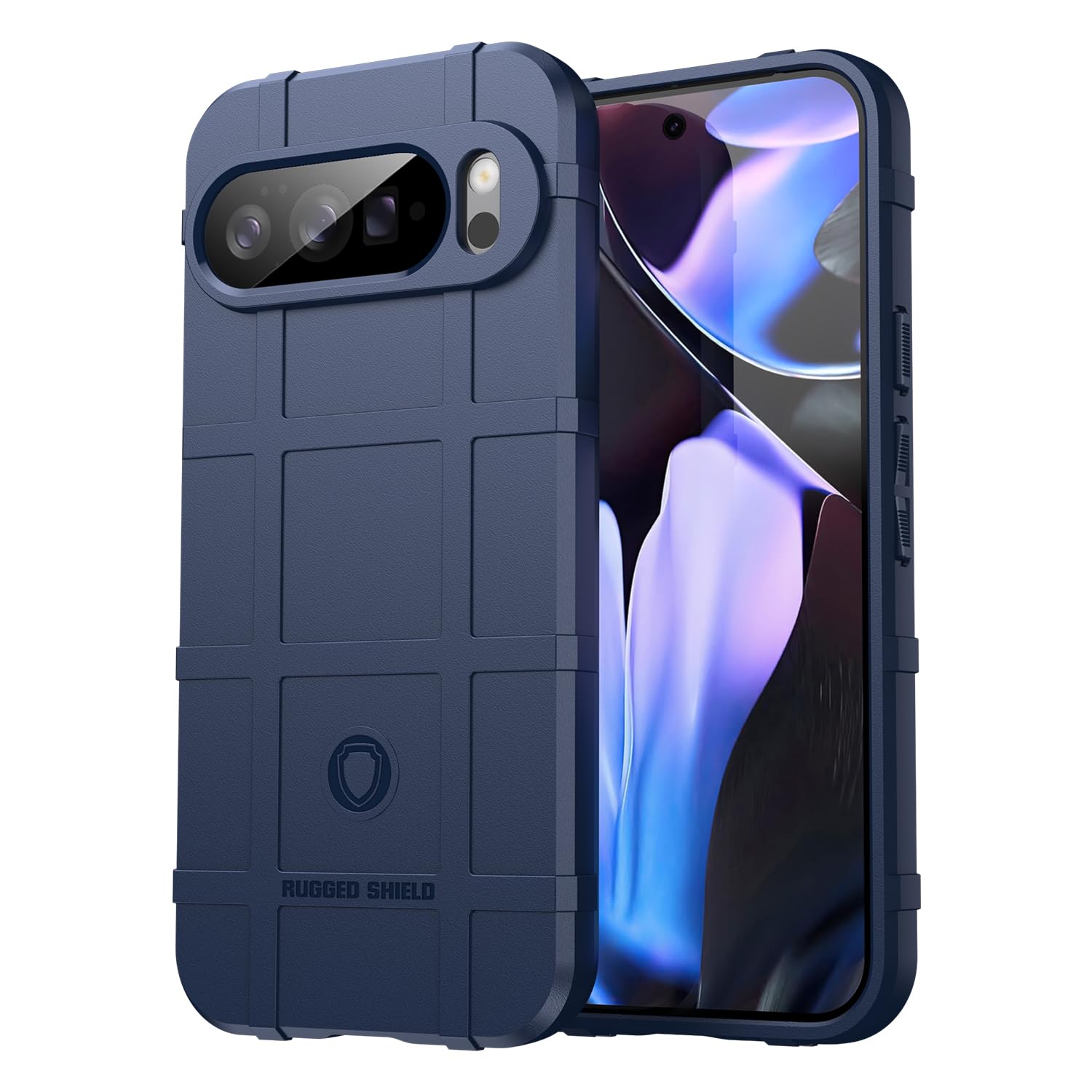 Coque Pixel 10 Pro XL antichoc militaire TPU bleu avec protection d'objectif - 8