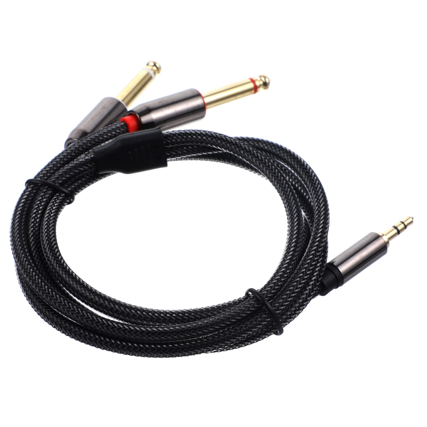 Gatuida 3pezzi Cavo Audio Adattatore Splitter Per Stereo e Mono Compatibile Con Laptop Smartphone Altoparlanti e Mixer Audio Connessione Stabile e Bassa Impedenza Placcato Per Qualità