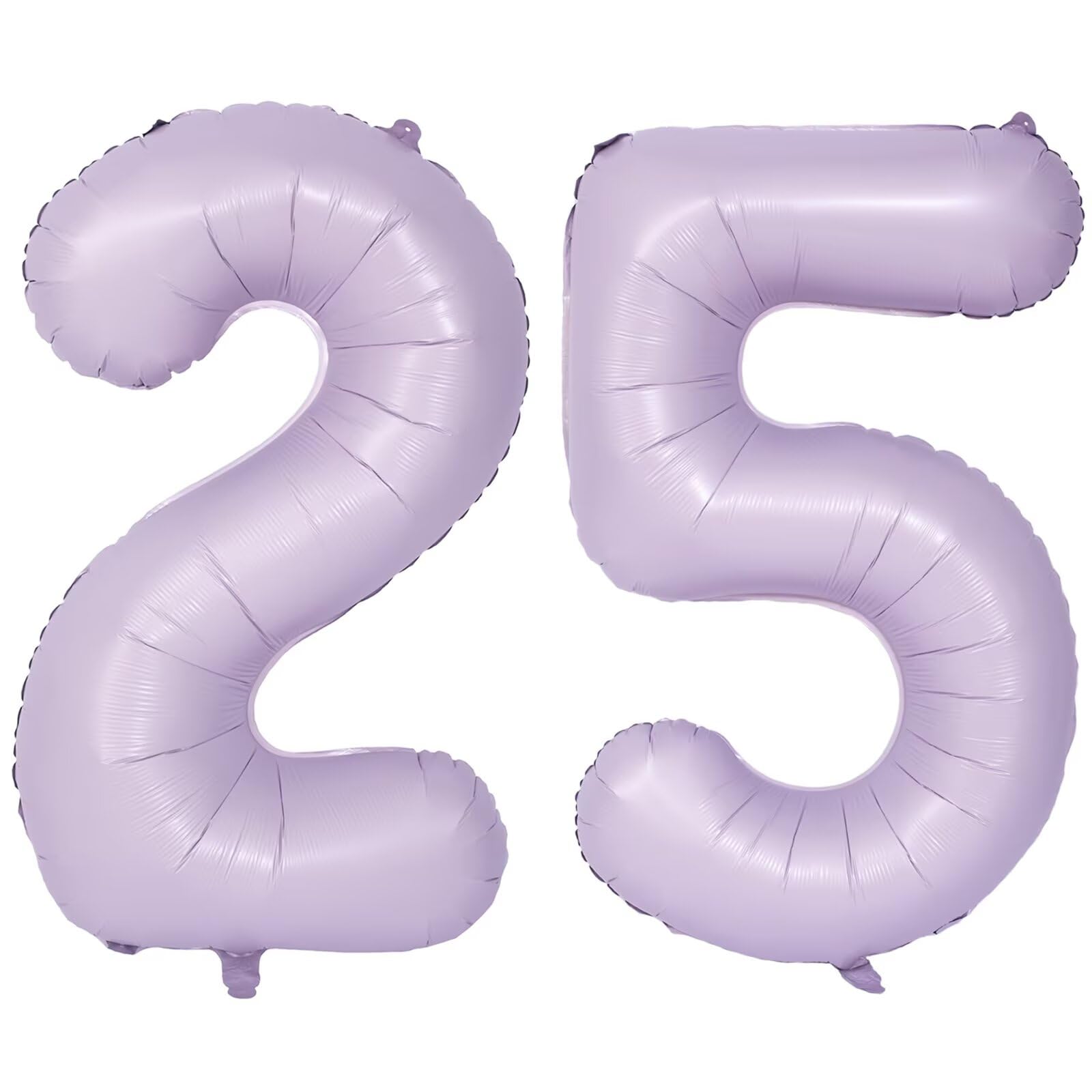 Purple Number 25 Balloons 40 Inch Large Aluminum Foil Party Balloons