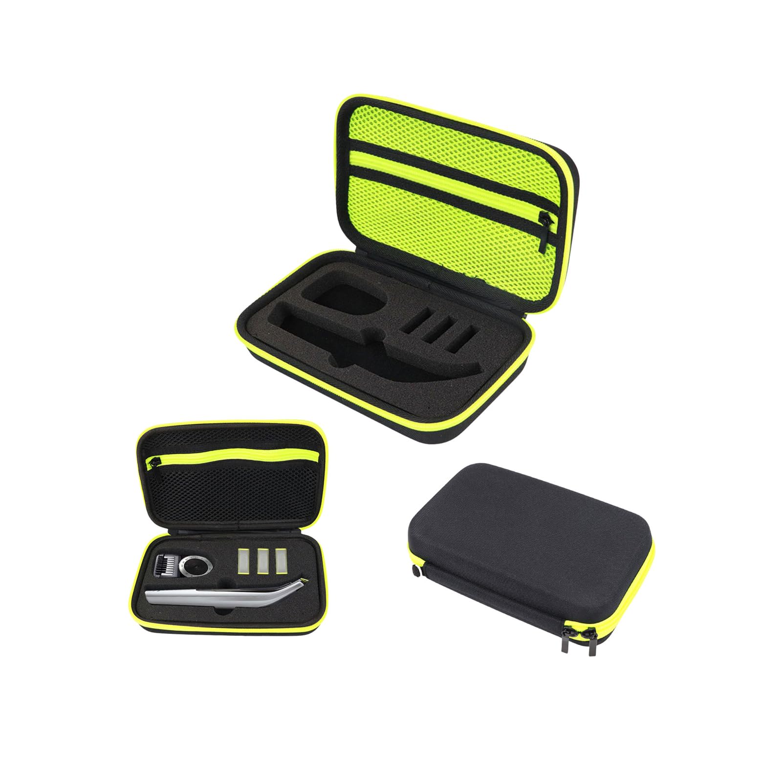 Custodia Per One 1 Blade 360/Pro 360 Qp2834/31 Qp2734/30 Qp2824/30 Qp4631/30 Qp6552 Qp6551,Portatile Borsa Rigida In Eva Da Viaggio,Case Per Rasoio Elettrico - Nero