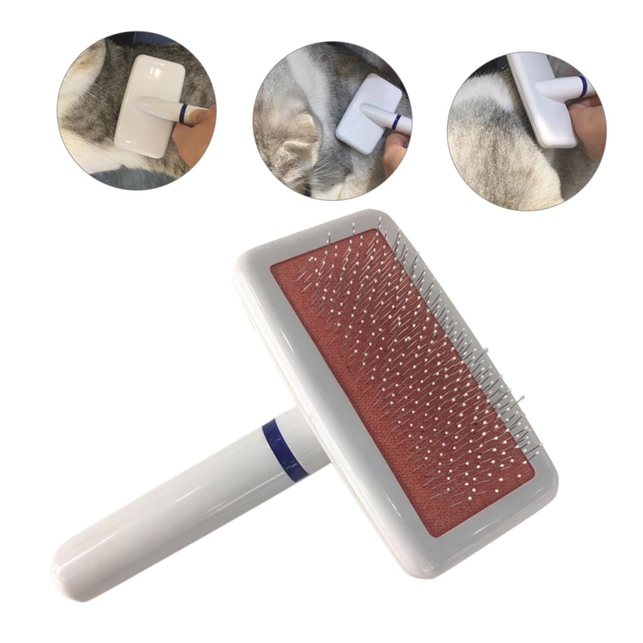 Toddmomy Brosse de Toilettage pour Animaux Peigne Anti-mue pour Chien Accessoires de Toilettage pour Chiens