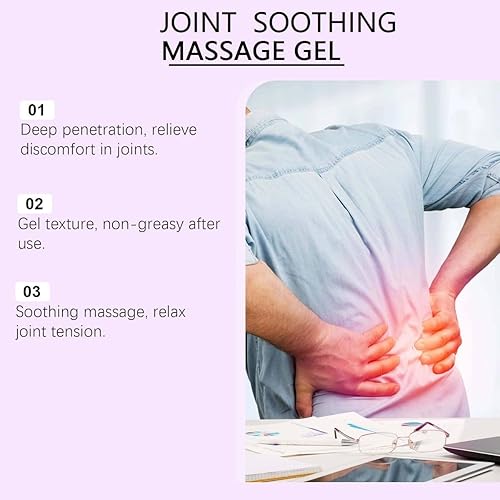 Miniatura 2 de 2 unidades de gel de masaje calmante para las articulaciones, actividades articulares durante toda la liberación muscular gel de cuidado morado.