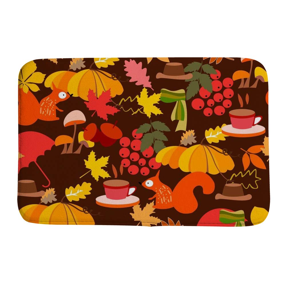 Tapis de bain velours corail pour une ambiance automnale cocooning