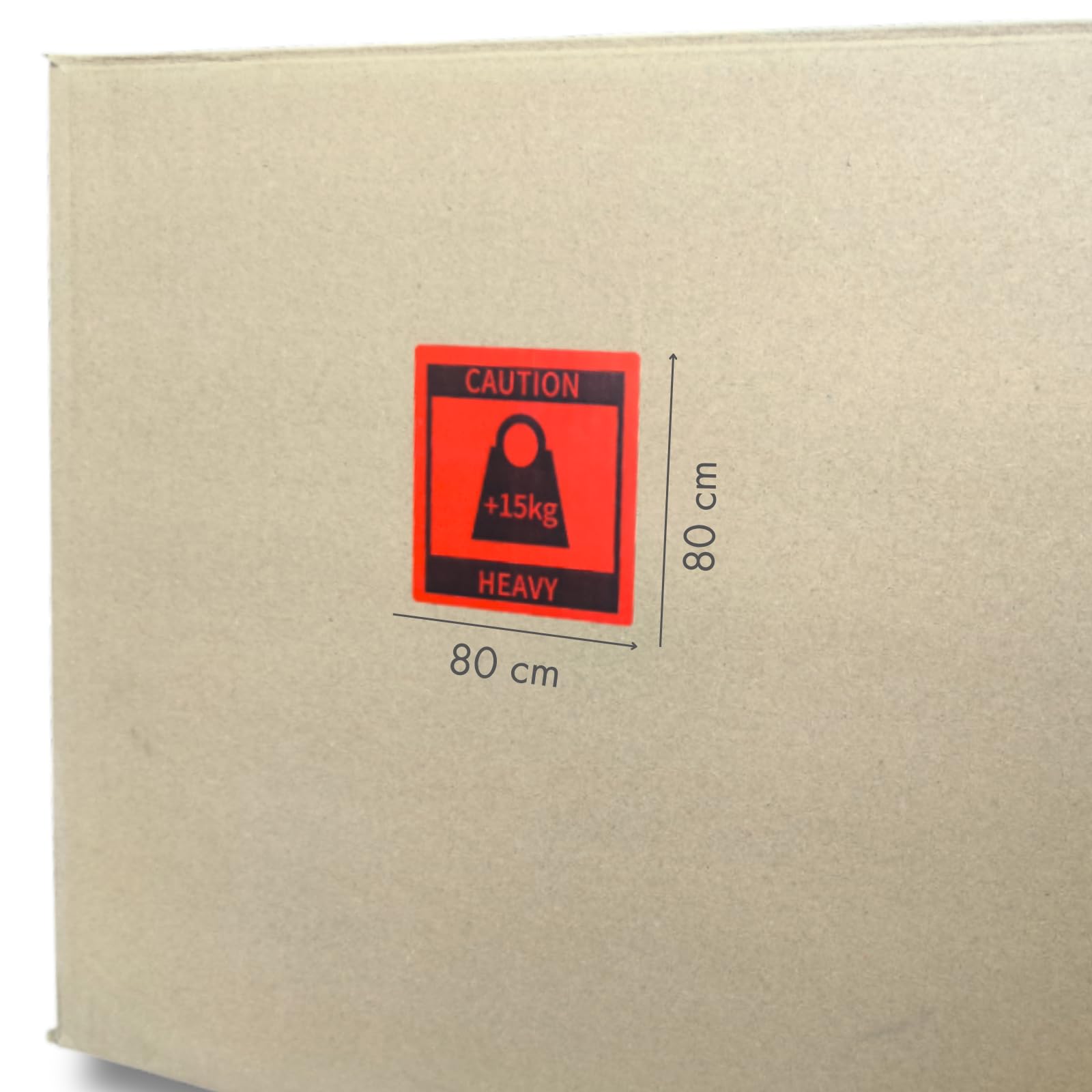 4 Rotoli Di Etichette Adesive Per Spedizioni MFLABEL, Formato 1x2 Pollici, 500 Etichette Per Rotolo, Colore Rosso - Foto 3