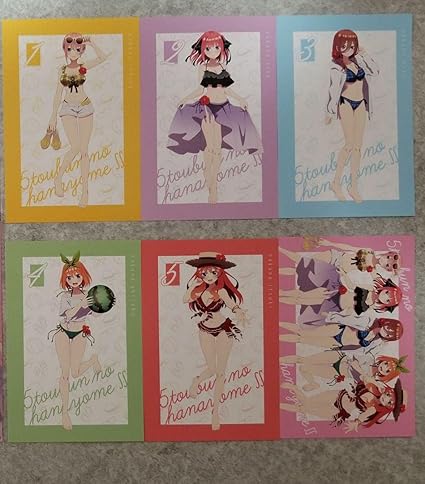 Amazon Co Jp 五等分の花嫁 よみうりランドコラボ C賞ポストカード全6種セット 文房具 オフィス用品