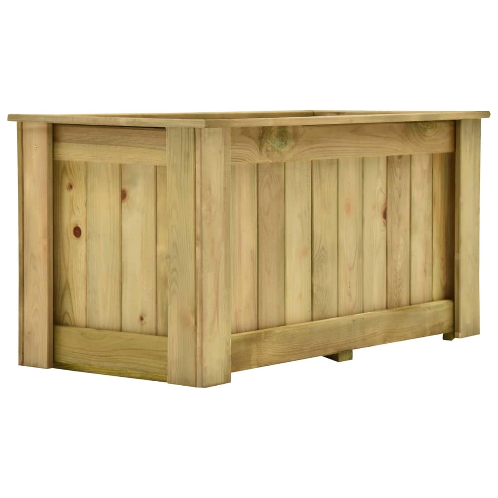 Jardinière surélevée en bois extérieur contre le mal de dos