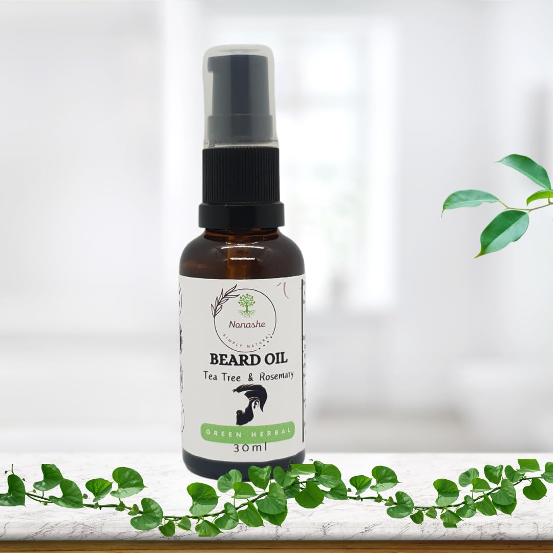 Nonashe Handmade Beard Oil, Argan & Jojoba Oils-Natural Ingredients Blend for Healthy Growth Hydrate Moisturise - Image 2