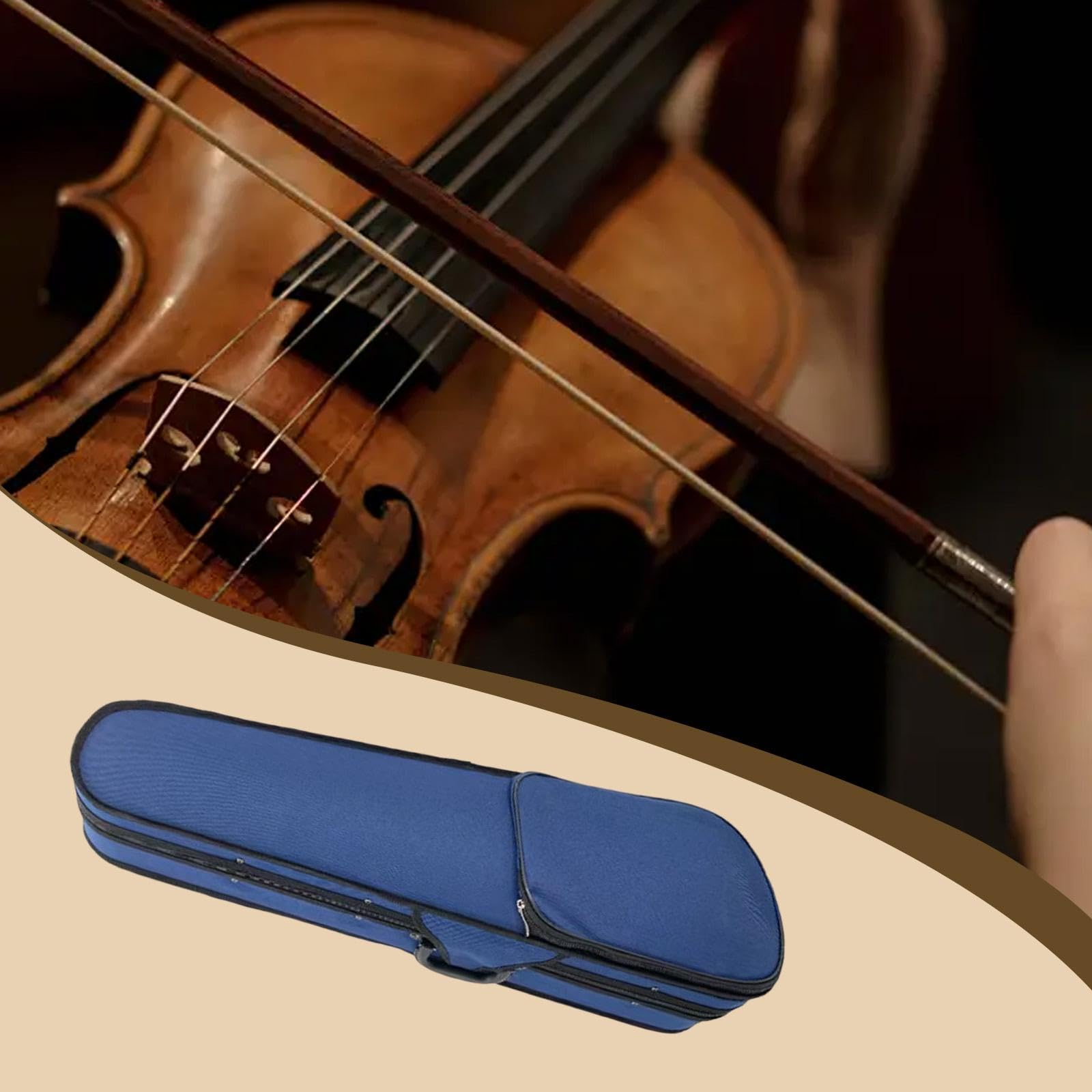 Estuche Rígido para Violín 4/4, Mochila de Regalo Profesional para Músicos de Exterior Y Uso Diario.