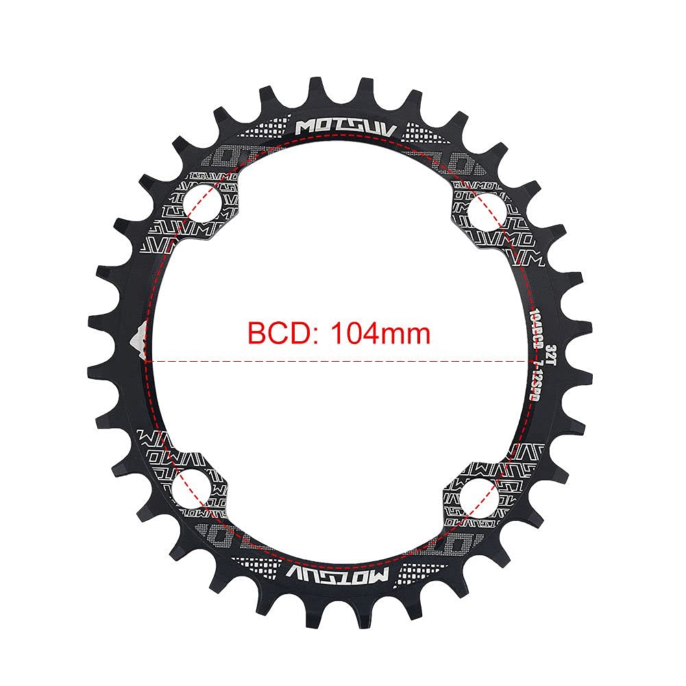 Protezione Corona Pedivella SHUN Per MTB – BCD 104mm Compatibile 44T/48T