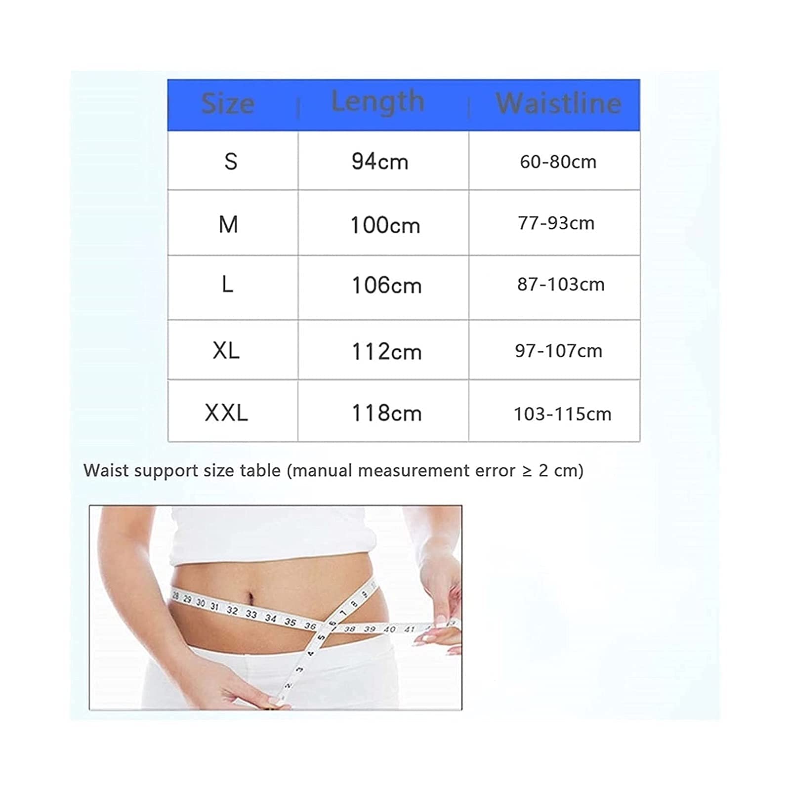 Cinturón de Soporte Lumbar Brace para la Parte Inferior de la Espalda Sport Workout Body Shaper Postura ortopédica de Doble tracción para Alivio de la Espalda (Black S)