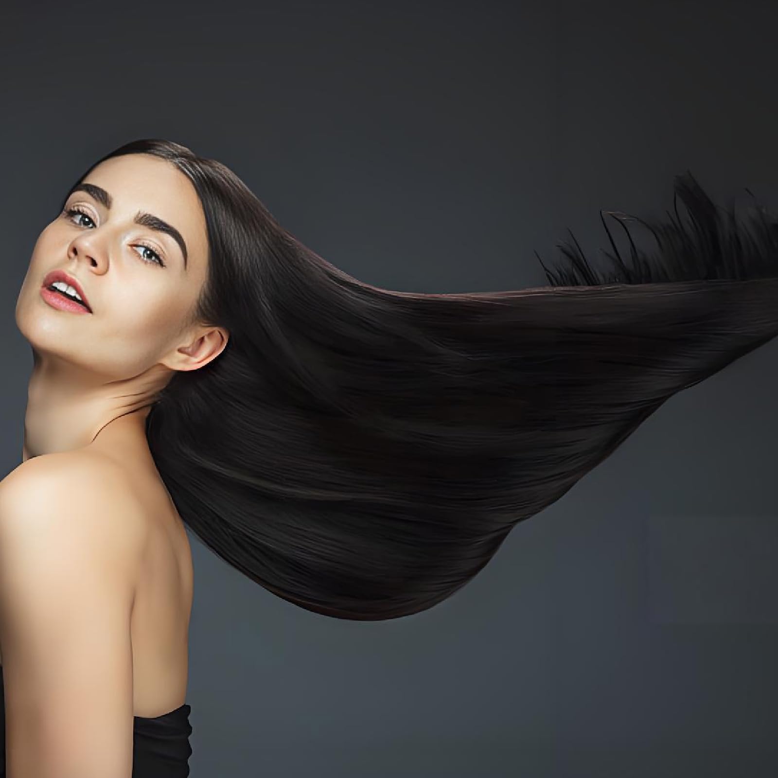 Long Black Wig - Image 4