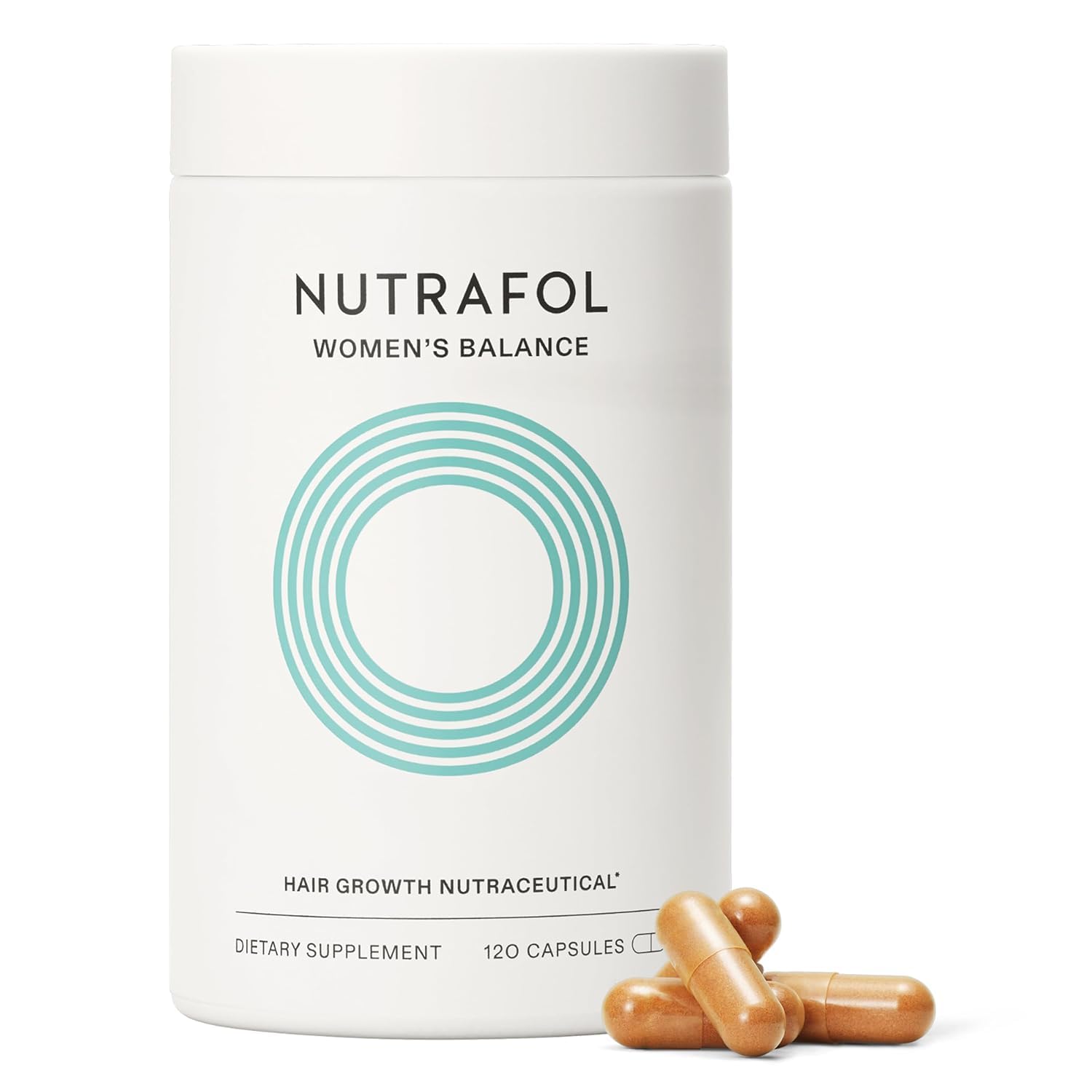 Nutrafol Women's Balance Hair Growth Supplements, Age 45+ 120 Count (Pack of 1)