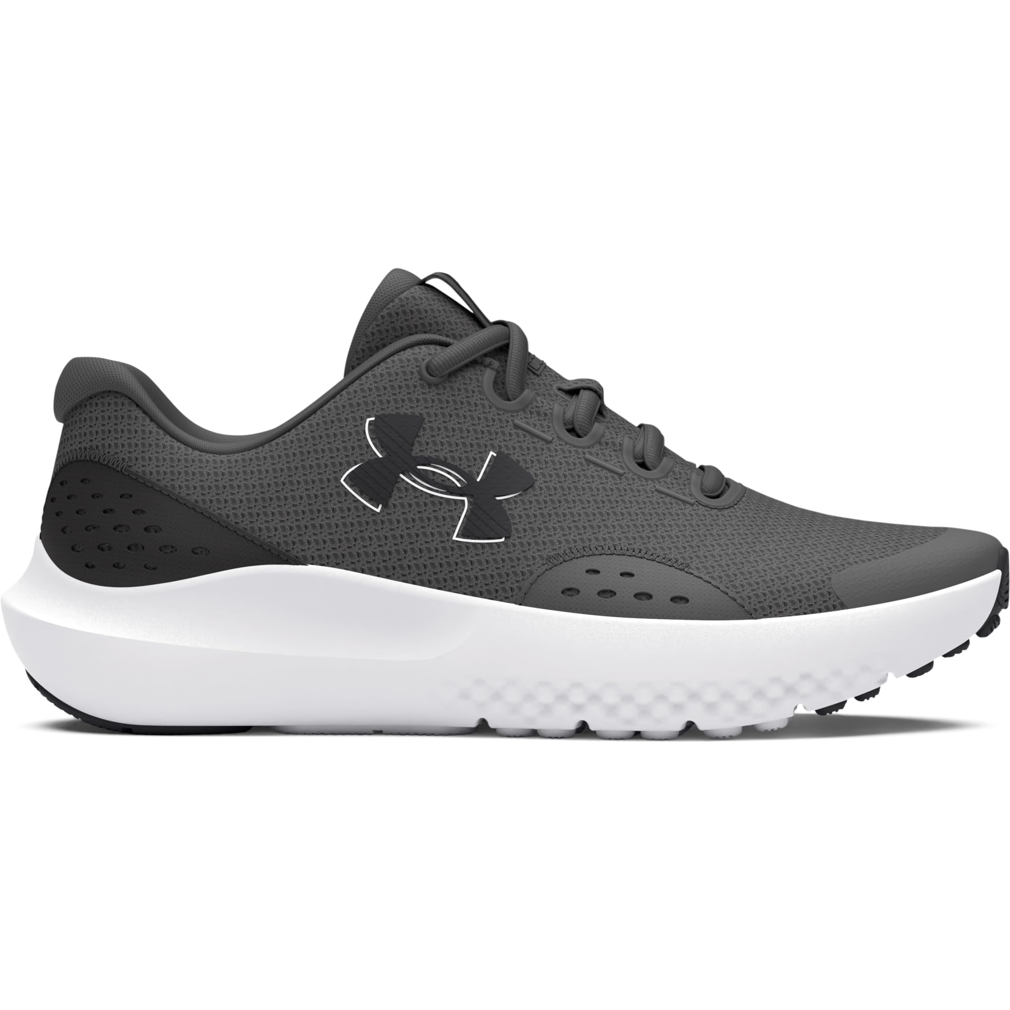 Under Armour Boy's UA BGS Surge 4, Running Shoes for Kids with Breathable Mesh, Boy's Trainers for Sports, Athletics, PE and More, Children's Shoes with Cushioning