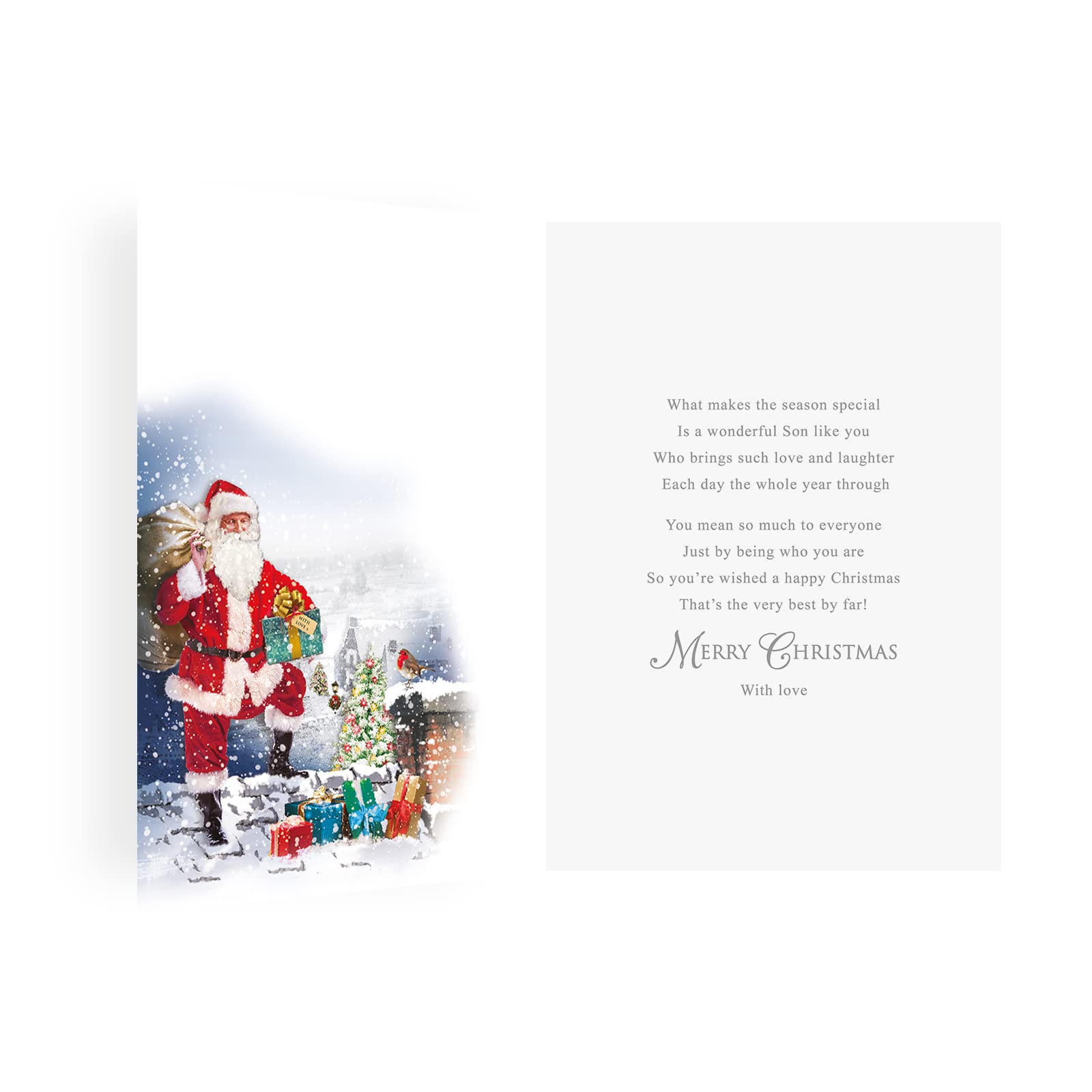 Regal Publishing Weihnachtskarte 'Cousin' – 22,9 X 15,2 Cm, Mit Strumpf-Motiv