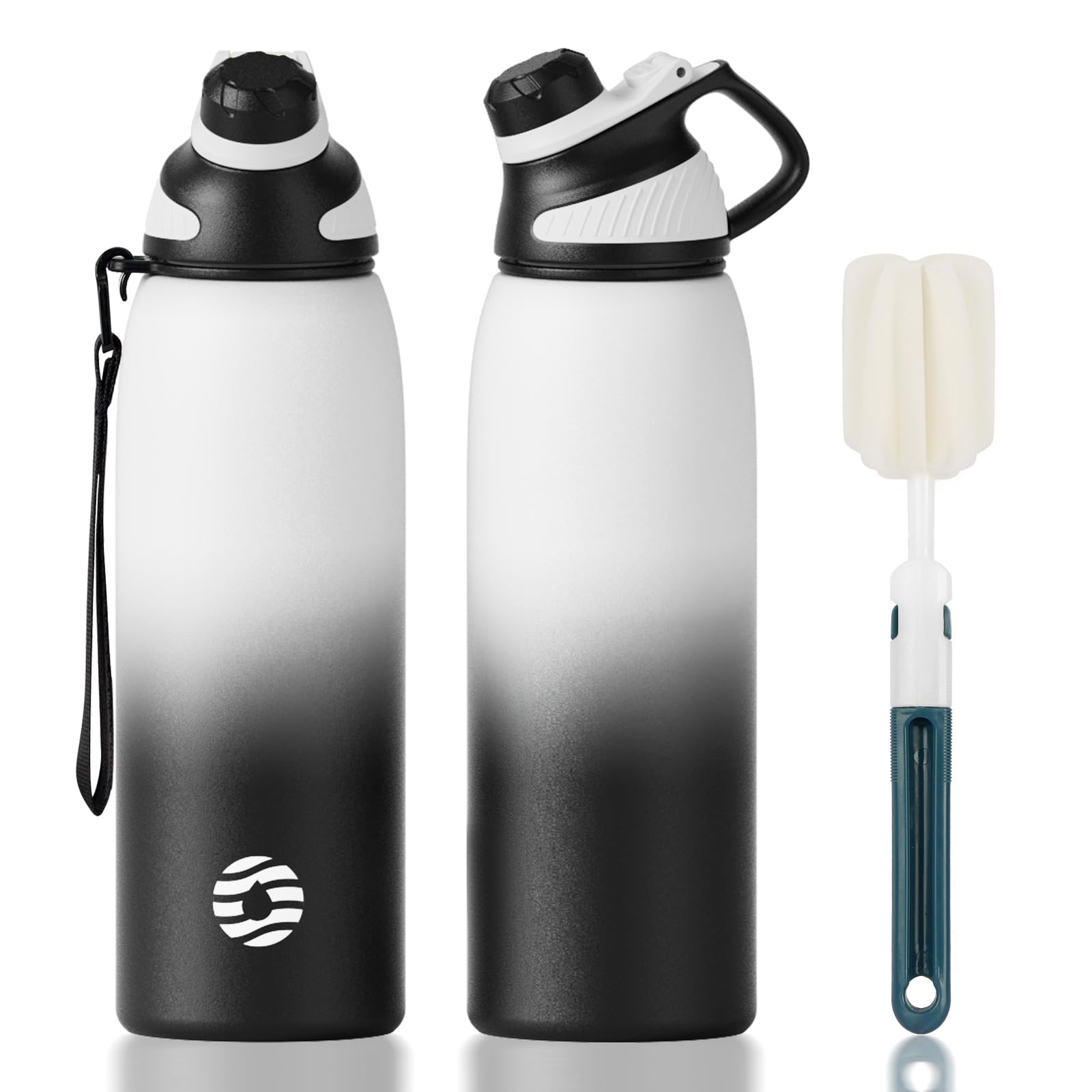 FJbottle 水筒 1リットル 真空断熱 スポーツボトル 保温 保冷 スポー…