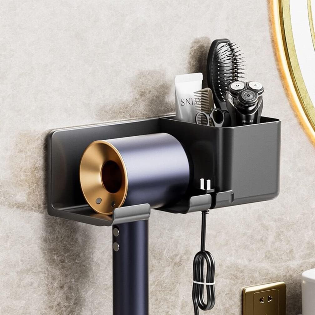 Hair Dryer Holder Self Adhesive Hair Tool Organizer Blow