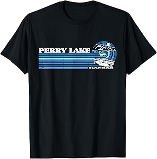 Fishing Boating Camping Lake Vacation Perry Lake T-Shirt