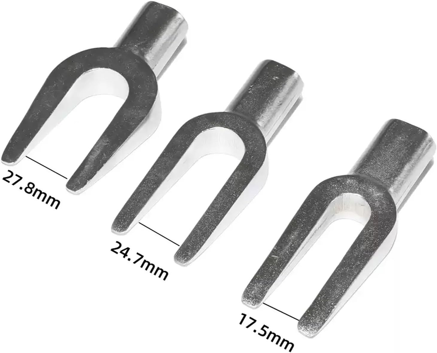 5Pcs Ball Joint Puller Set - Fork Type Pry Tool Compatible with Steering Arm & Tie Rod Extractor