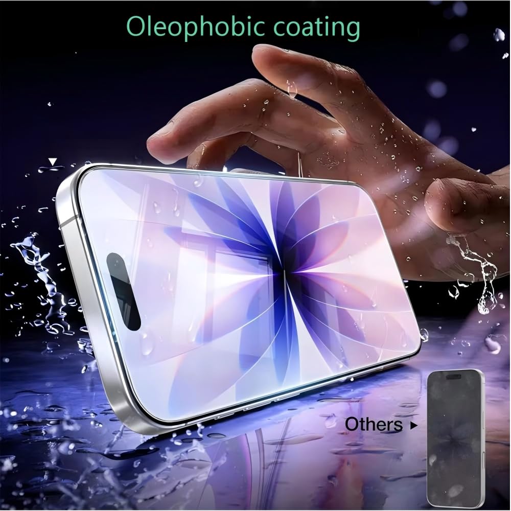 3 sztuki szkła hartowanego do iPhone 17, iPhone 17 Pro, iPhone 16 Pro, folia ochronna na ekran szkło ochronne odporne na zarysowania bez pęcherzyków twardość 9H szkło o wysokiej rozdzielczości 6,3